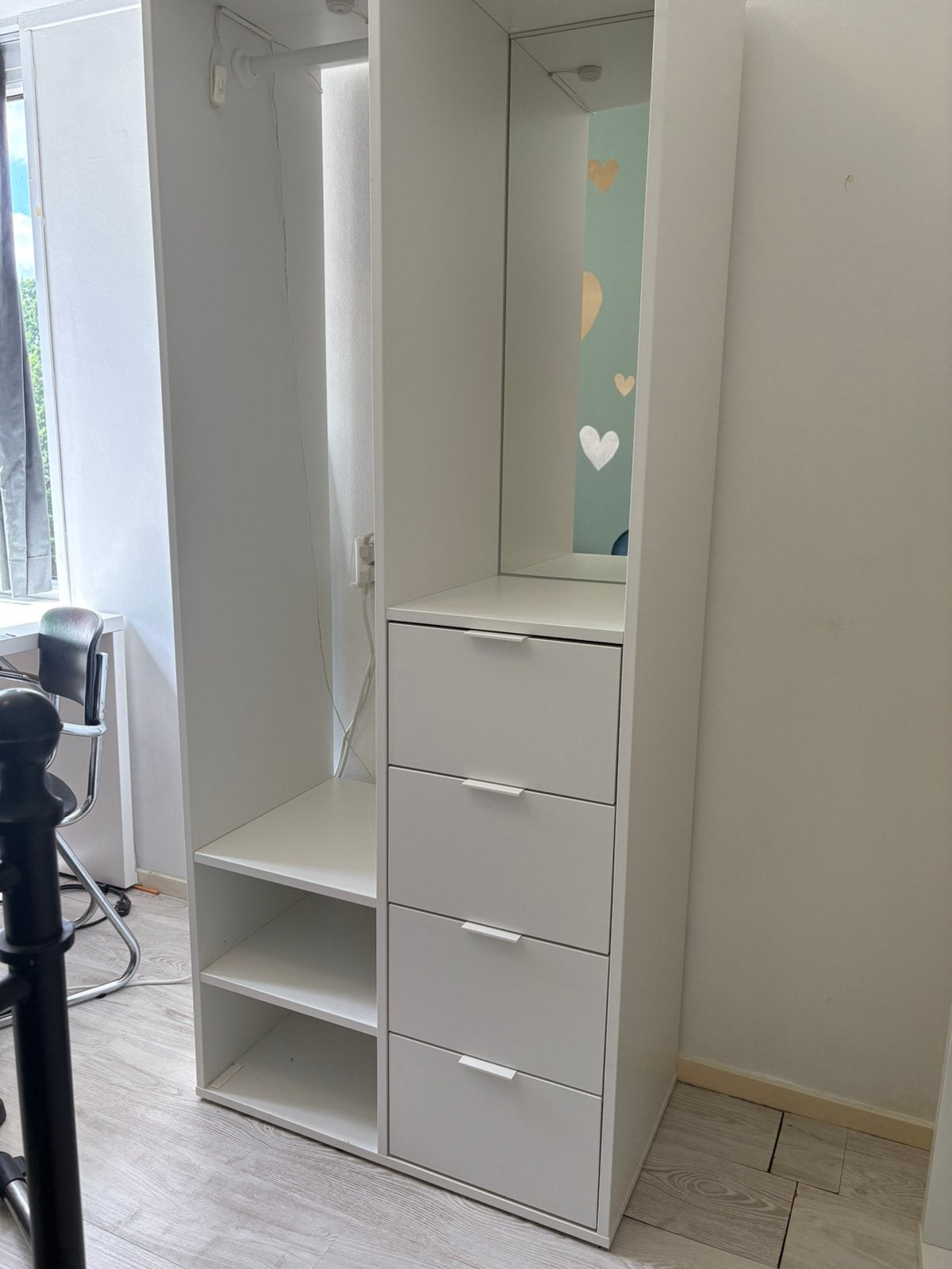 Kleding kast, Ophalen of Verzenden, Zo goed als nieuw, 50 tot 75 cm, 150 tot 200 cm