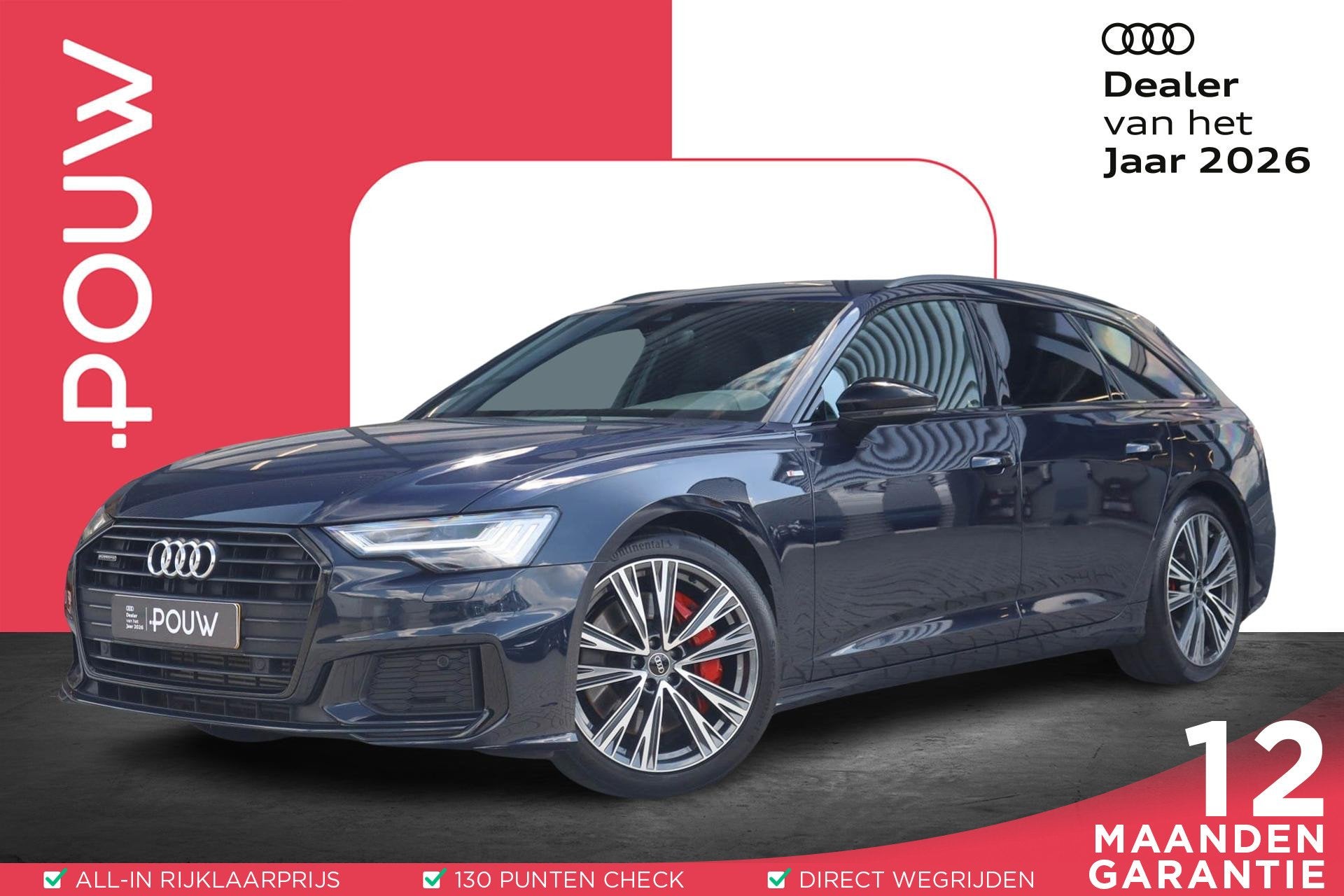 Audi A6 Avant 55 TFSIe 367pk quattro Pro Line S Competition, Auto's, Automaat, 12 maanden, 77 km/l, Gebruikt