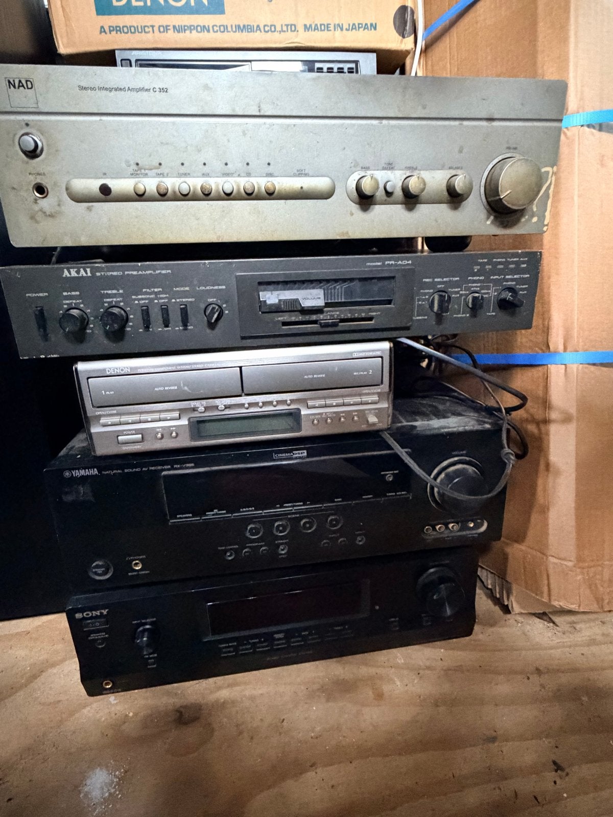 Partij audio: Yamaha, Denon, Philips, Lenco, NAD, Overige merken, Gebruikt, Cassettedeck, Losse componenten