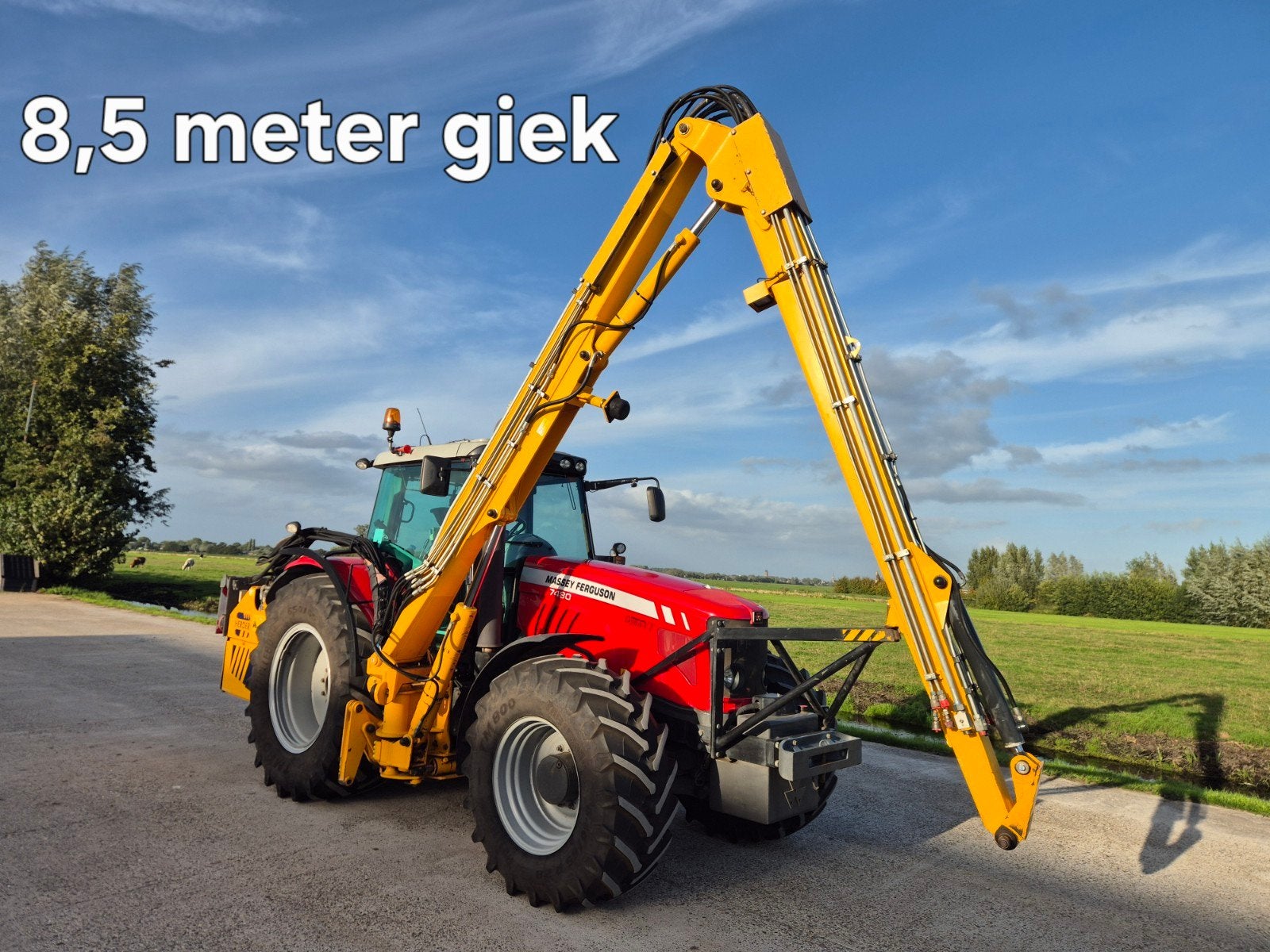 Massey Ferguson 7480 uit 2011 met Herder Grenadier MBK 513, Ophalen, Gebruikt, Meer dan 10000, Meer dan 160 Pk
