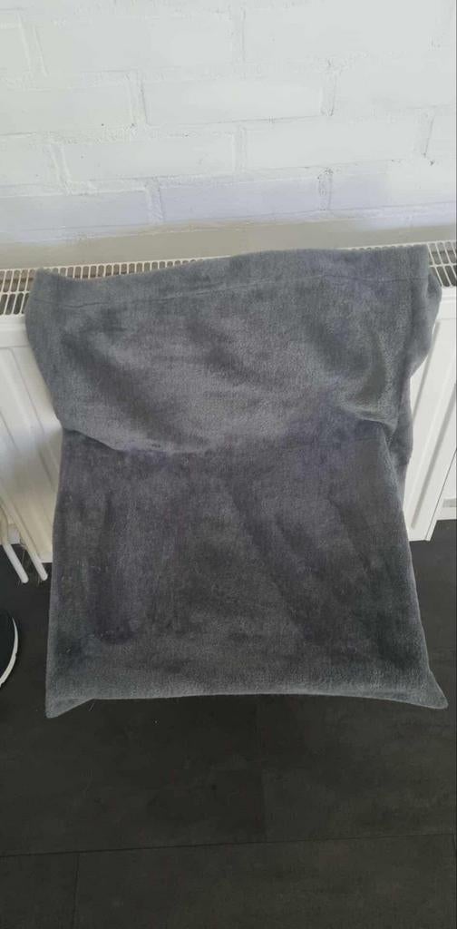 Zacht grijs fleece hang stoel, Ophalen of Verzenden, Gebruikt, Pluche