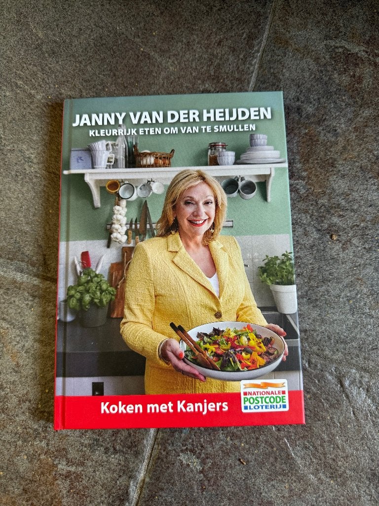 Kookboek: koken met kanjers: Janny van der Heijden, Boeken, Voorgerechten en Soepen, Nieuw, Ophalen of Verzenden, Janny van der Heijden