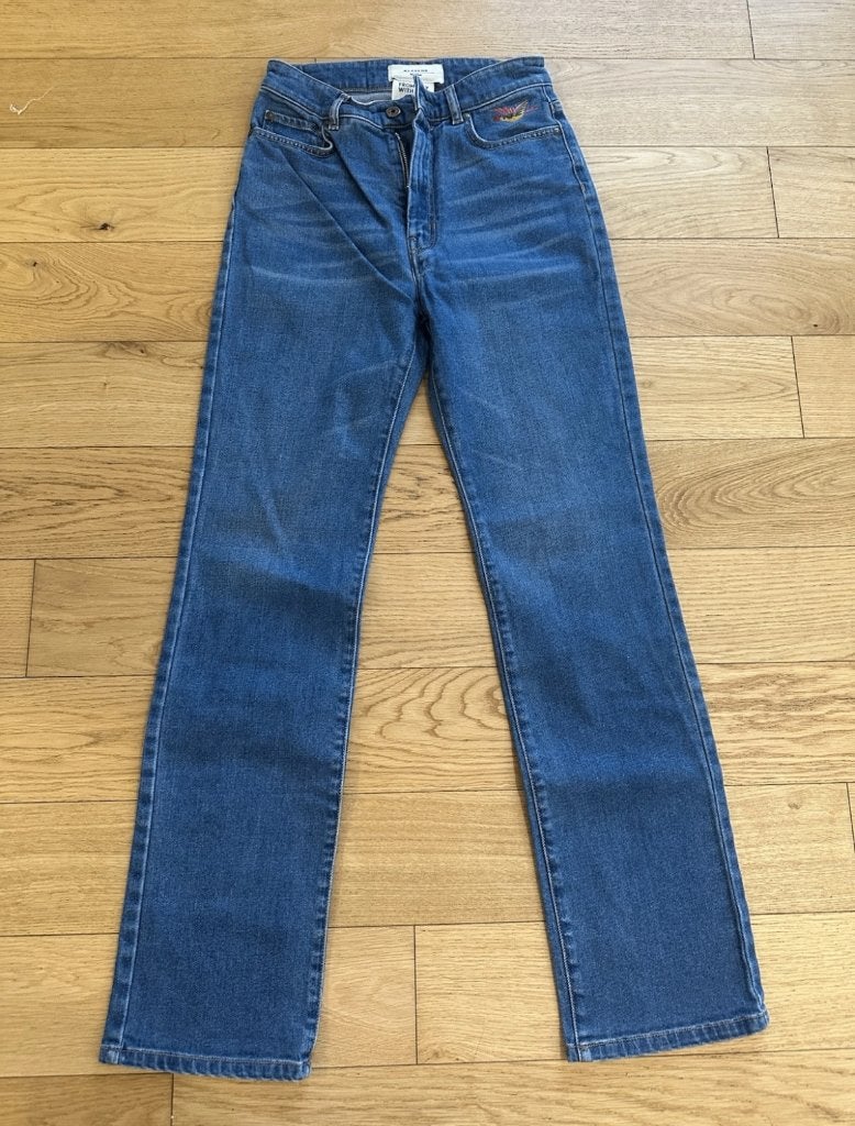 Max Mara: z.g.a.n. special edition jeans maat 34 (kleine 36), Max Mara, Zo goed als nieuw, W27 (confectie 34) of kleiner, Verzenden