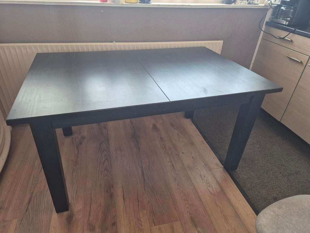 Uitschuifbare eettafel stevig en netjes, Huis en Inrichting, Bureaus, Gebruikt, Ophalen of Verzenden