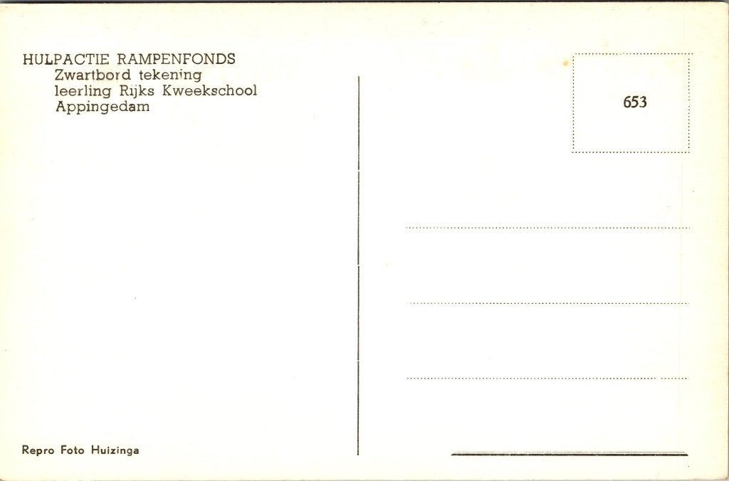 Appingedam - 5 ansichtkaarten, Verzamelen, Ophalen of Verzenden, 1960 tot 1980, Ongelopen, Groningen