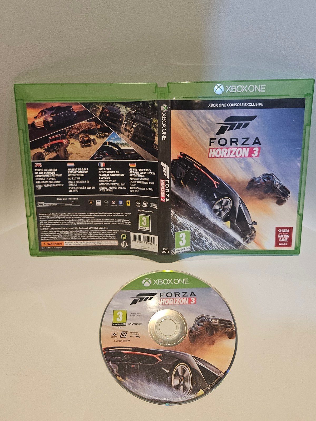 Forza Horizon 3 Xbox One, 1 speler, Racen en Vliegen, Ophalen of Verzenden, Zo goed als nieuw