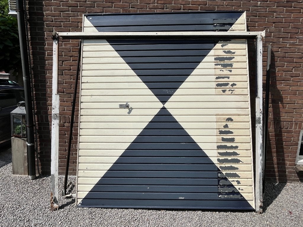 Gratis garagedeur (kanteldeur), Ophalen, Gebruikt, Garagedeur, 120 cm of meer
