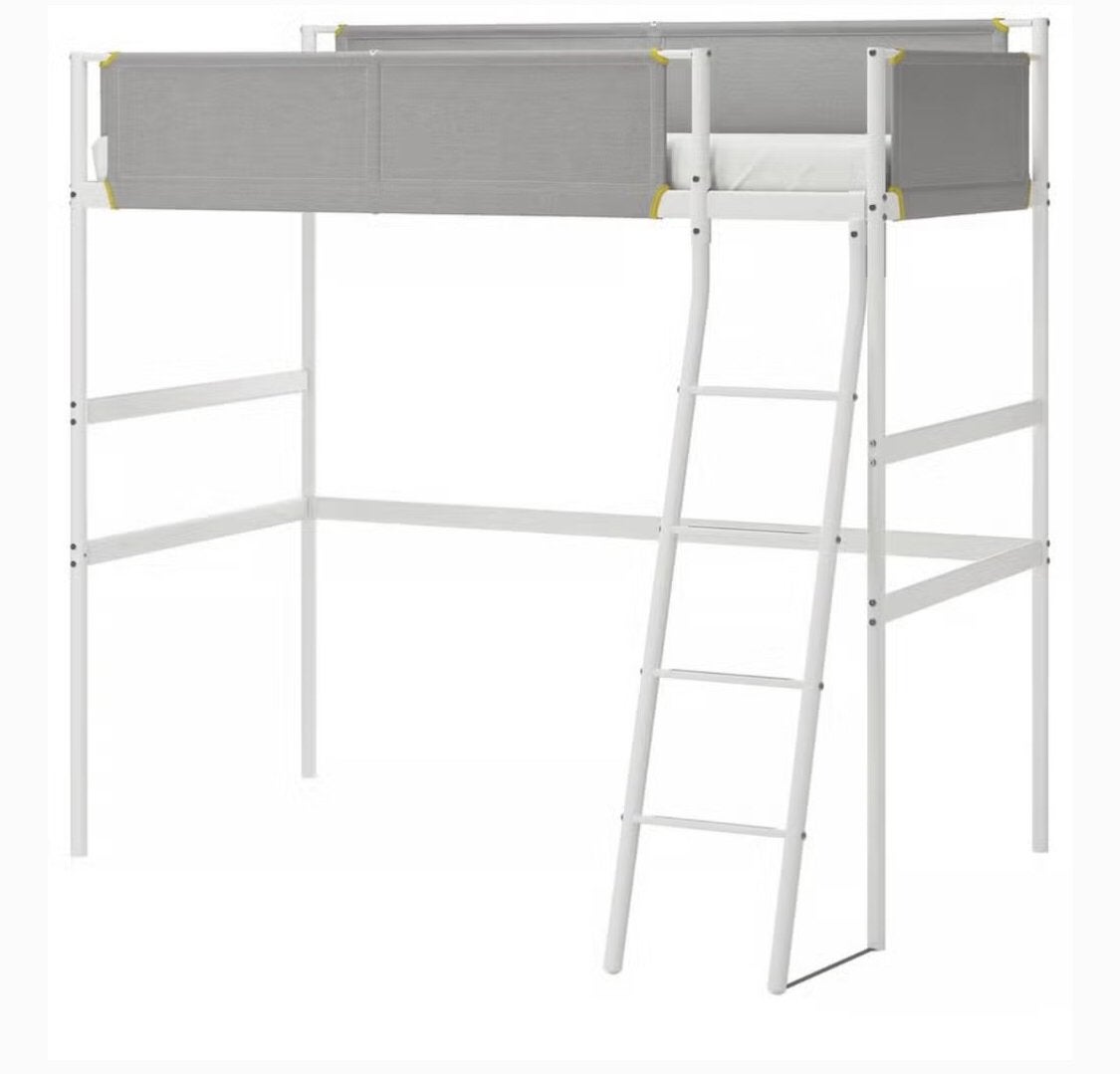 Ikea Hoogslaper - Ideaal voor kleine ruimtes, Ophalen, Gebruikt, Eenpersoons, 200 cm
