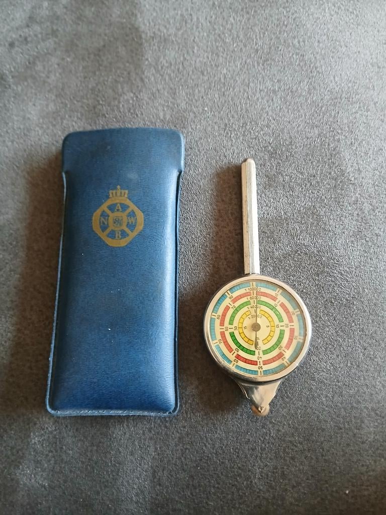 Vintage Kaartmeter met Etui - Nauwkeurige Afstandsmeting, Ophalen of Verzenden