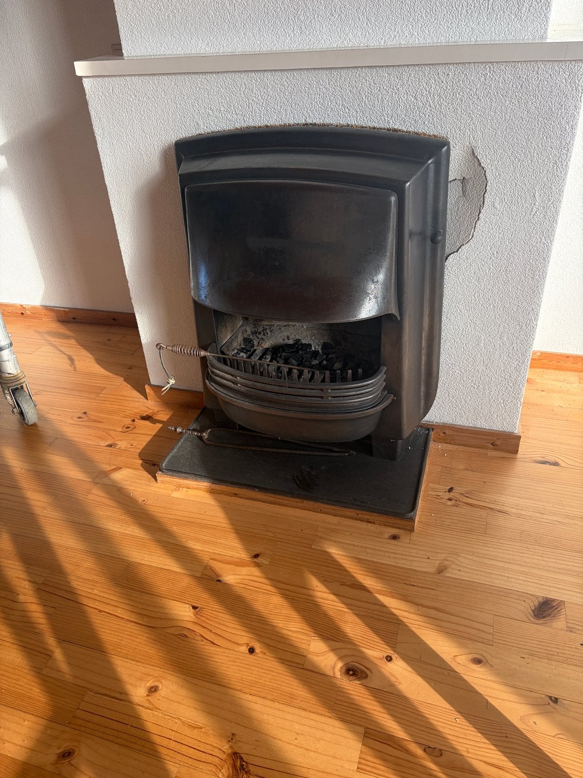 Gietijzeren inzet Houthaard, Huis en Inrichting, Ophalen, Gebruikt, Inzethaard, Houthaard