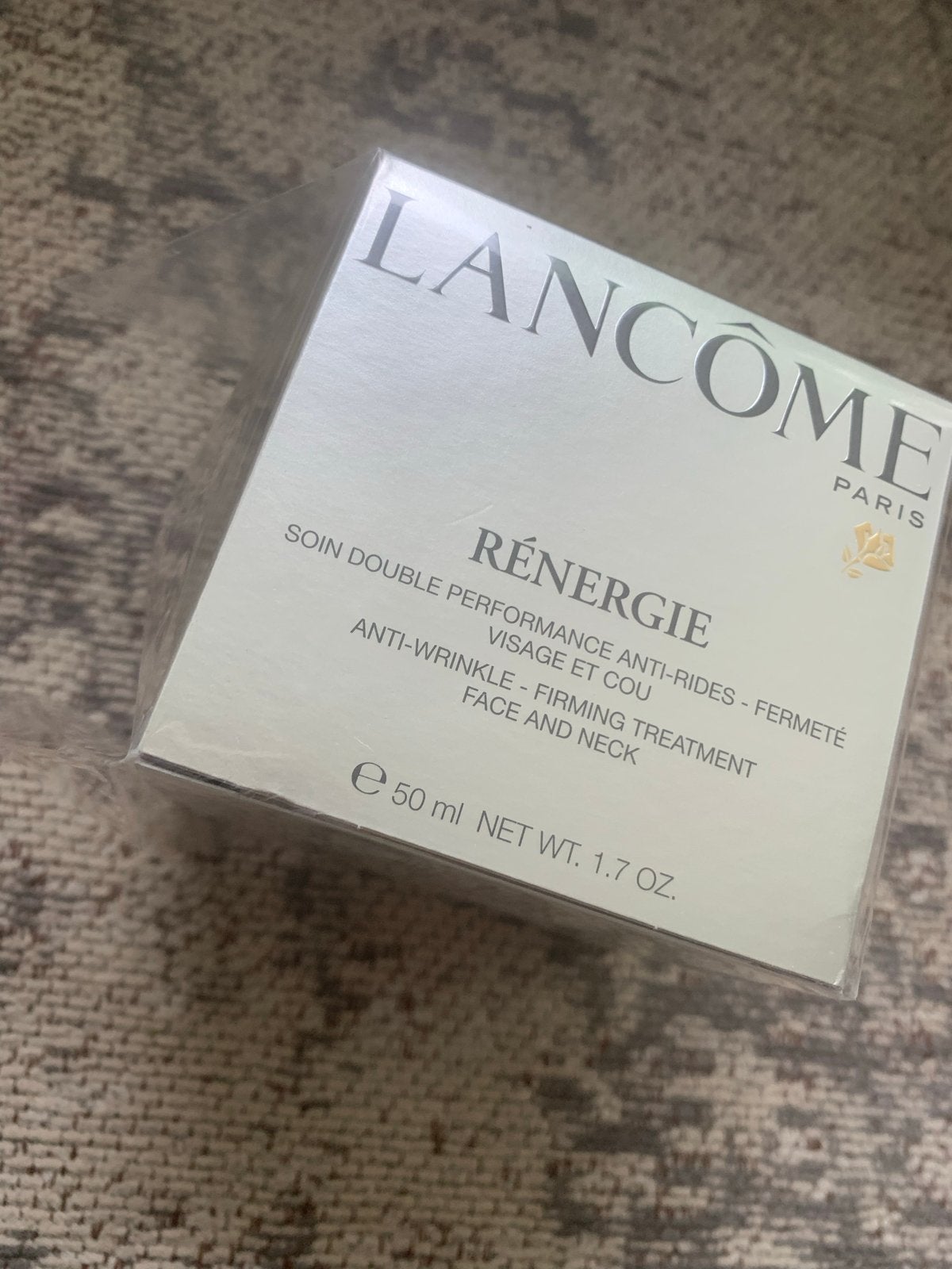 Lancôme Rénergie Soin Double Performance Anti-Rimpel 50ML, Ophalen of Verzenden, Nieuw, Gehele gezicht, Verzorging