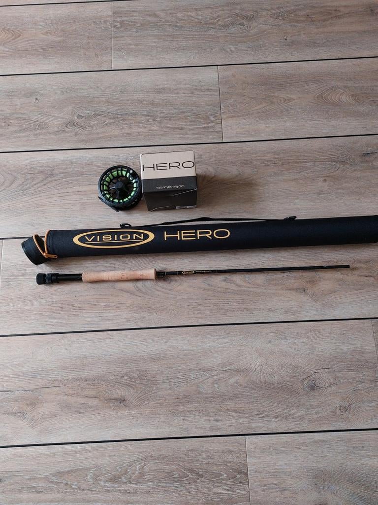 Hero vliegvisset!, Watersport en Boten, Hengelsport | Vliegvissen, Nieuw, Overige typen, Ophalen