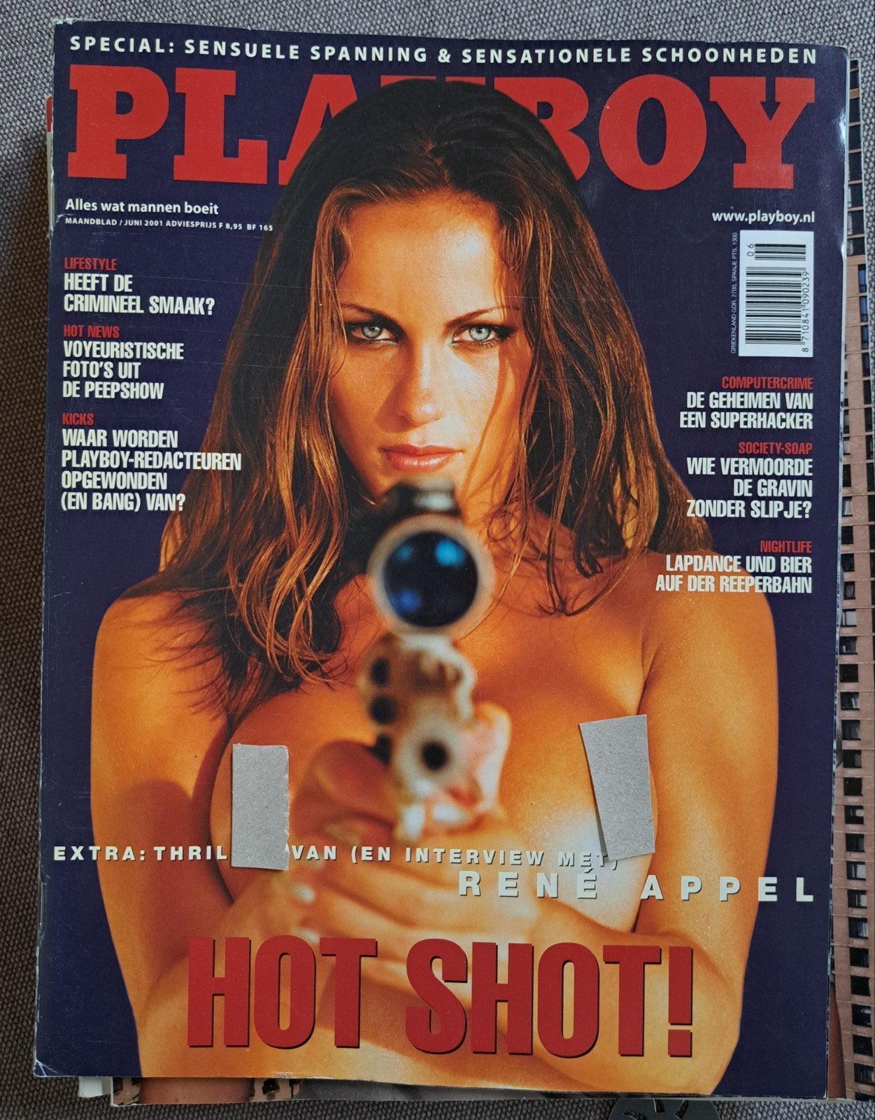 Vintage Playboy Juni 2001 compleet inc. Centerfold, Ophalen of Verzenden, Zo goed als nieuw, Lichaam en Geest