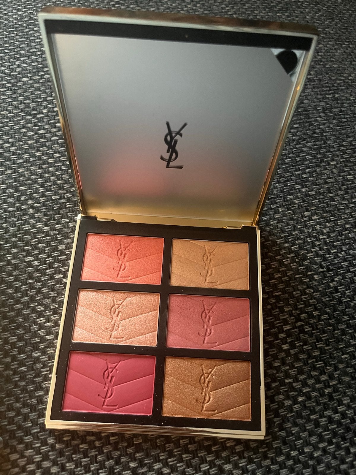 YSL Golden Oasis Limited Edition Blush & Highlighter Palette, Wangen, Ophalen of Verzenden, Zo goed als nieuw, Make-up