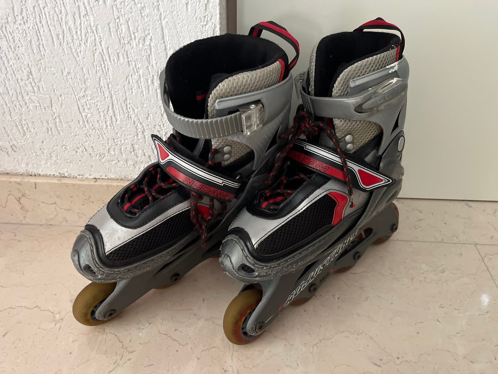 Nijdam verstelbare inline skates - Maat 34-37, Ophalen of Verzenden, Gebruikt, Overige typen, Nijdam