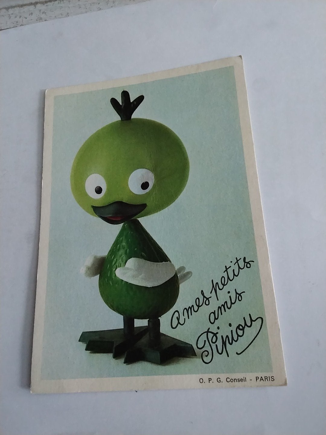 Vintage Ansichtkaart Pipioy - O.P.G. Conseil - Parijs, Ophalen of Verzenden, 1960 tot 1980, Ongelopen
