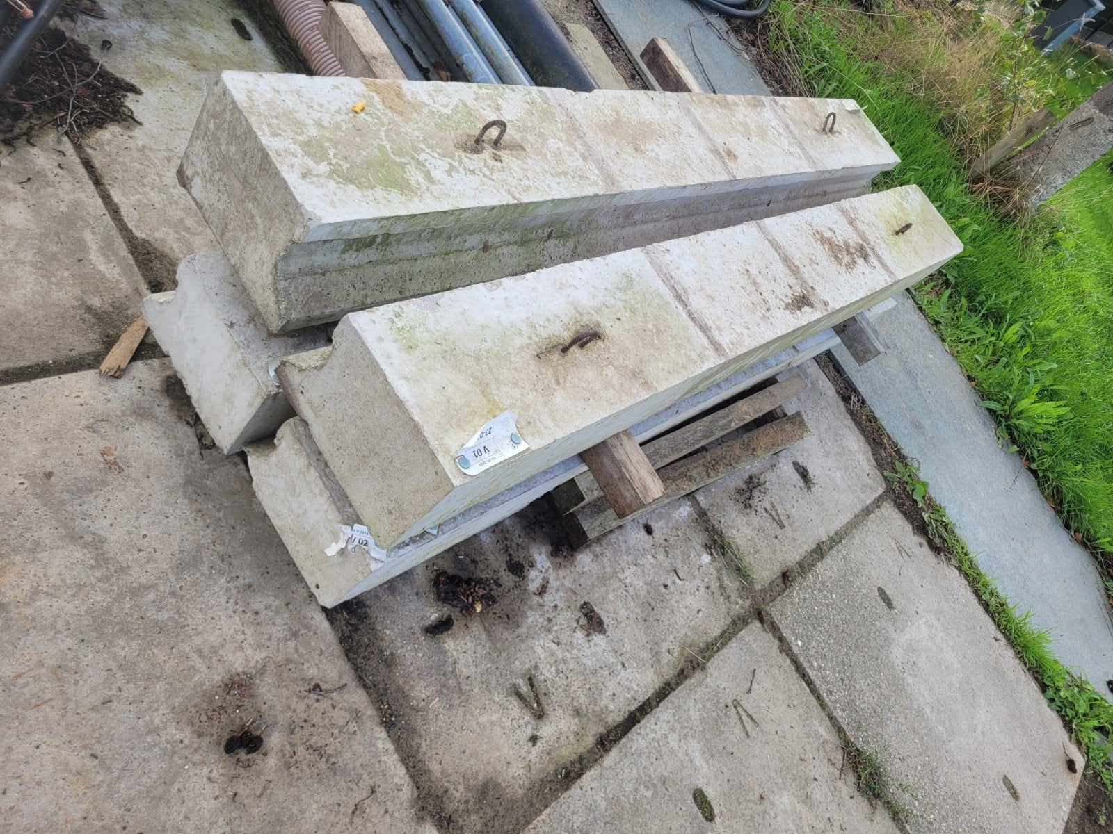 betonbalken, Doe-het-zelf en Verbouw, Ophalen, Zo goed als nieuw