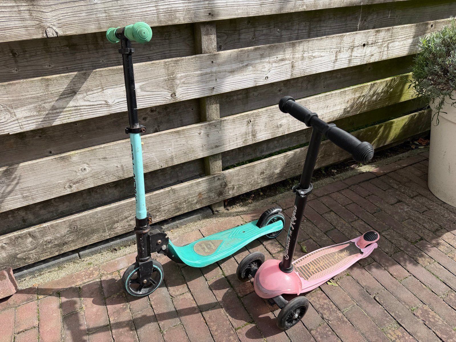 Gebruikte Bandits & Angels stepjes - kunnen nog een ronde me, Ophalen, Gebruikt, Gewone step