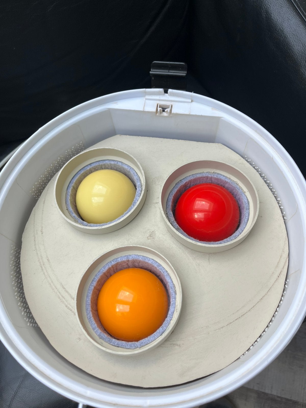 Biljartballen Poetsmachine, Ophalen of Verzenden, Zo goed als nieuw