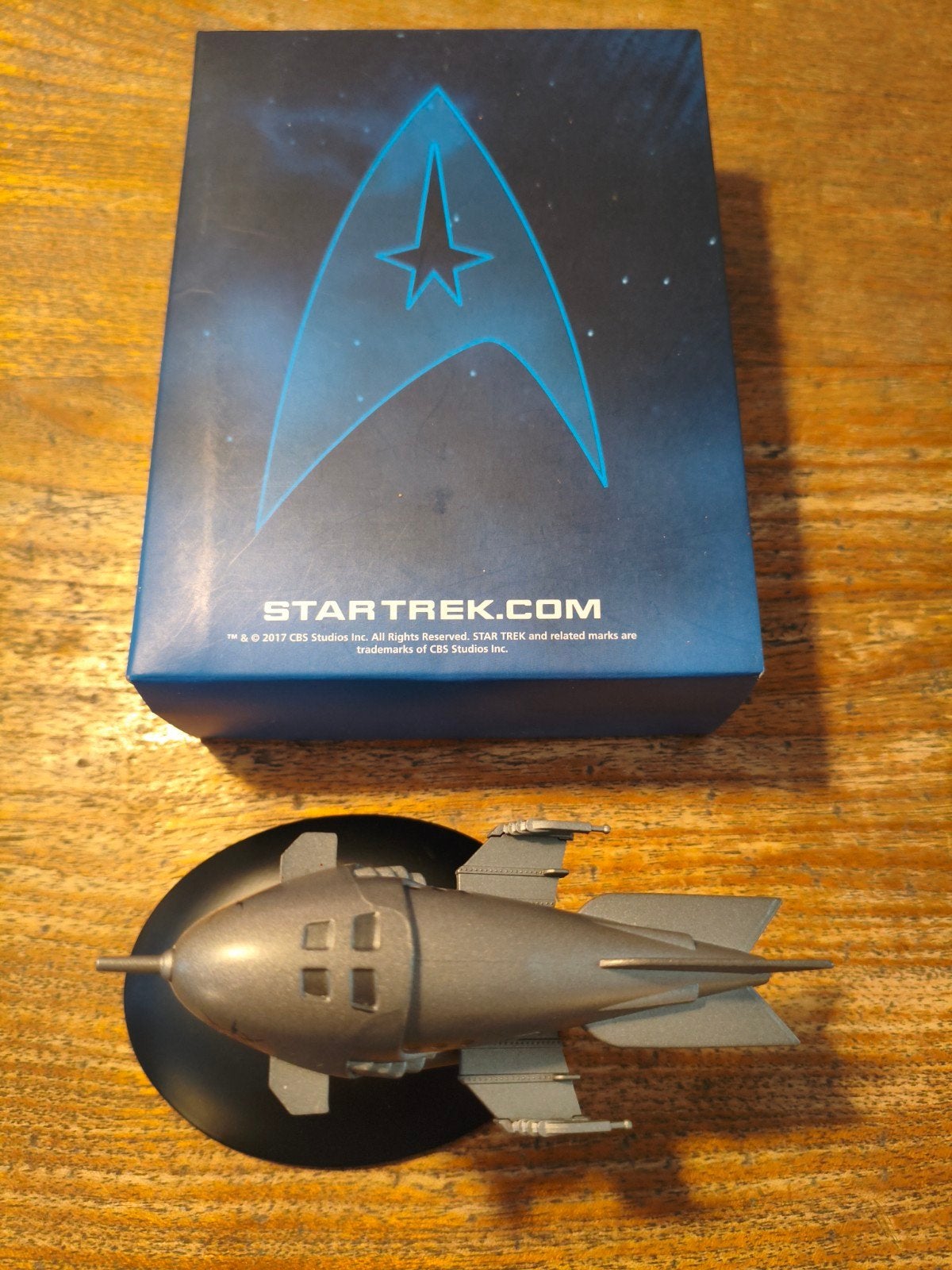 Star Trek Captain Proton's Rocket Ship Model, Ophalen of Verzenden, Zo goed als nieuw, Actiefiguurtje