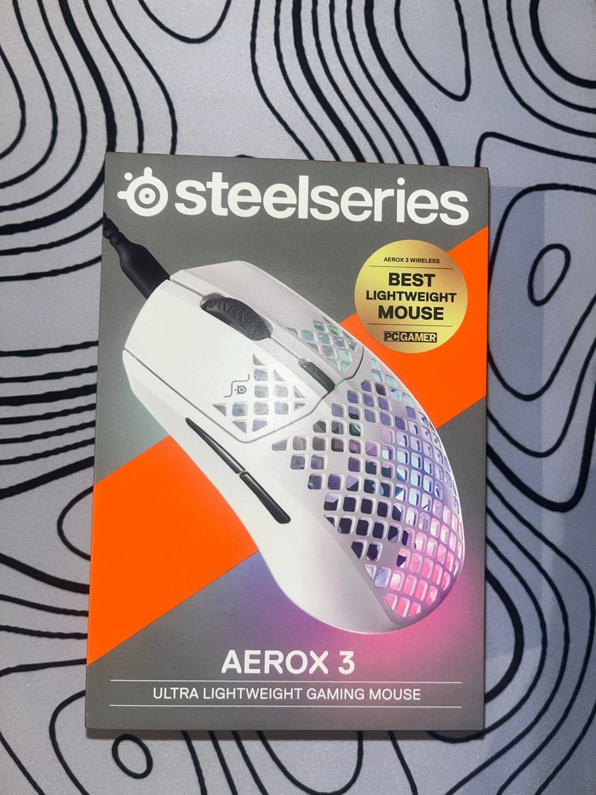 SteelSeries Aerox 3 Draadloze Gaming Muis - Wit, Rechtshandig, Muis, Gaming muis, Ophalen of Verzenden
