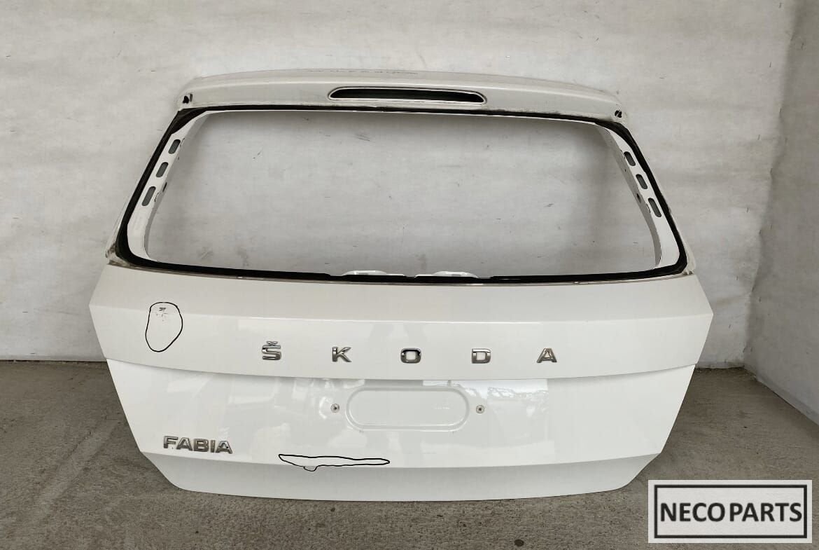 SKODA FABIA 3 HATCHBACK FACELIFT ACHTERKLEP ORIGINEEL O.A!!!, Gebruikt, -, Ophalen of Verzenden, -