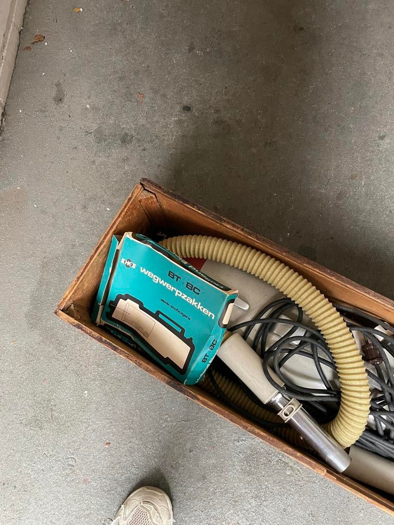 Vintage stofzuiger, Witgoed en Apparatuur, Stofzuigers, Ophalen, Gebruikt, Stofzak