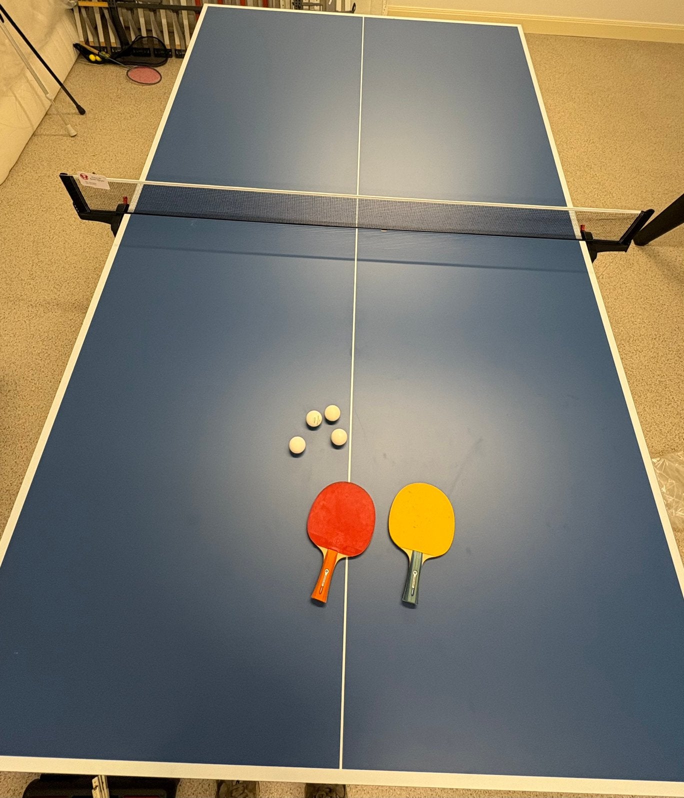 Artengo 822 I – Inklapbare pingpongtafel (278 x 153 cm, Sport en Fitness, Tafeltennis, Ophalen, Zo goed als nieuw, Tafel Indoor