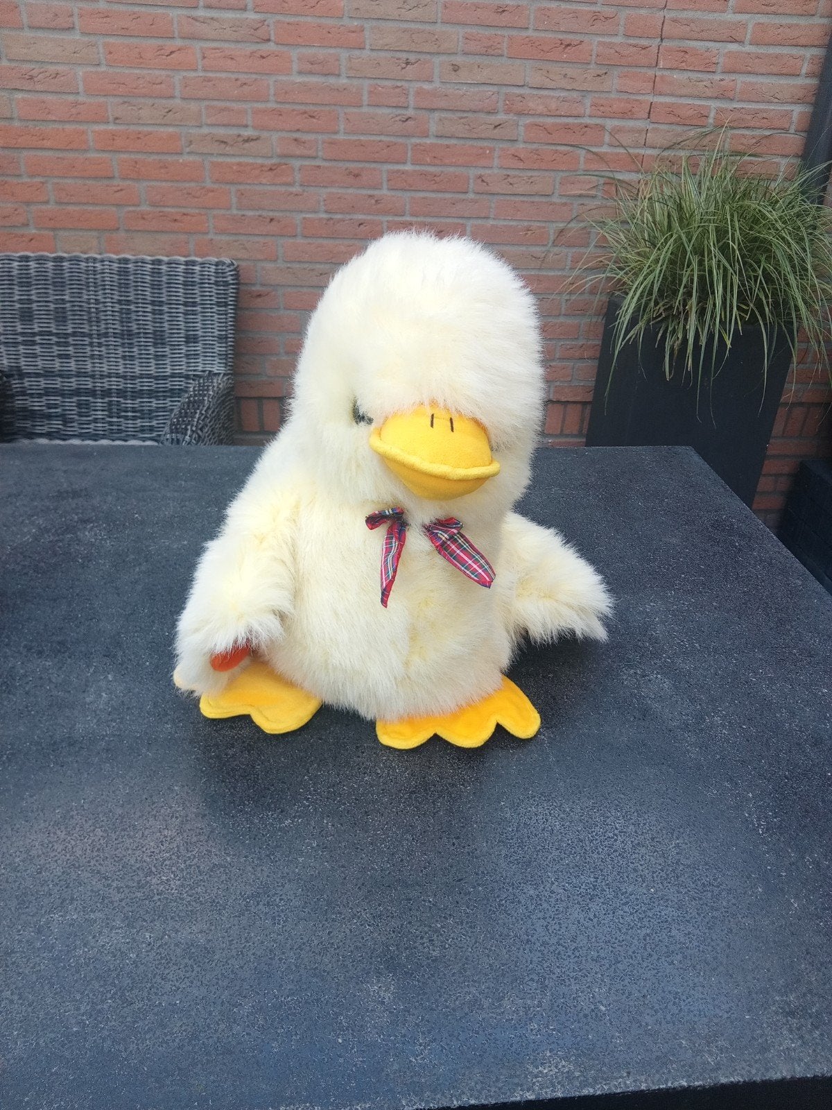 Grote knuffel eend, Ophalen of Verzenden