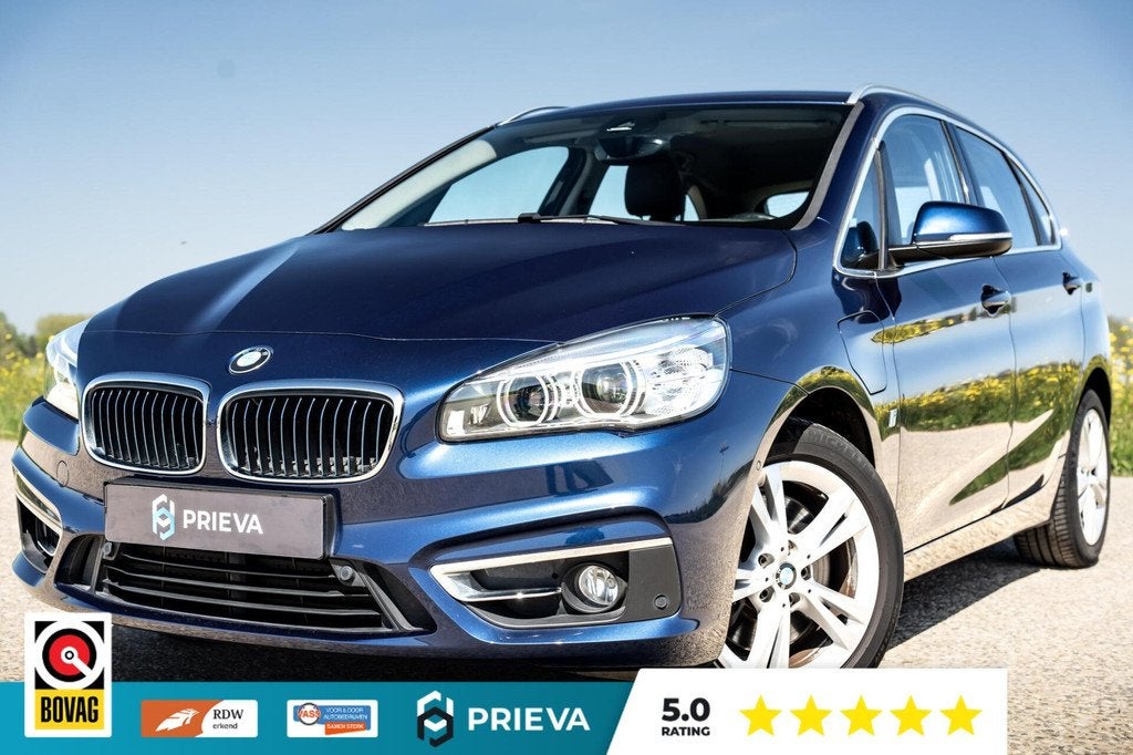 BMW 225xe Active Tourer Luxury Line LED/LEDER/MEMORY, Auto's, BMW, Automaat, Gebruikt, Overige carrosserieën, Blauw