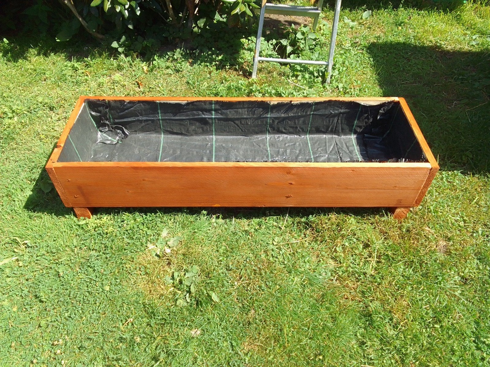 Bloemen planten kweekbak met wortel doek 120 cm lang, Ophalen, Nieuw, Balkon, Rechthoekig