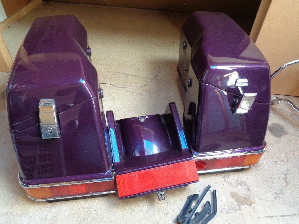 Honda goldwing gl1200 Zijkofferset+beugels, Motoren, Ophalen of Verzenden, Gebruikt