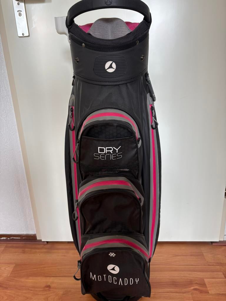 Motocaddy golftas voor op een golfkar, Sport en Fitness, Golf, Ophalen, Zo goed als nieuw, Tas