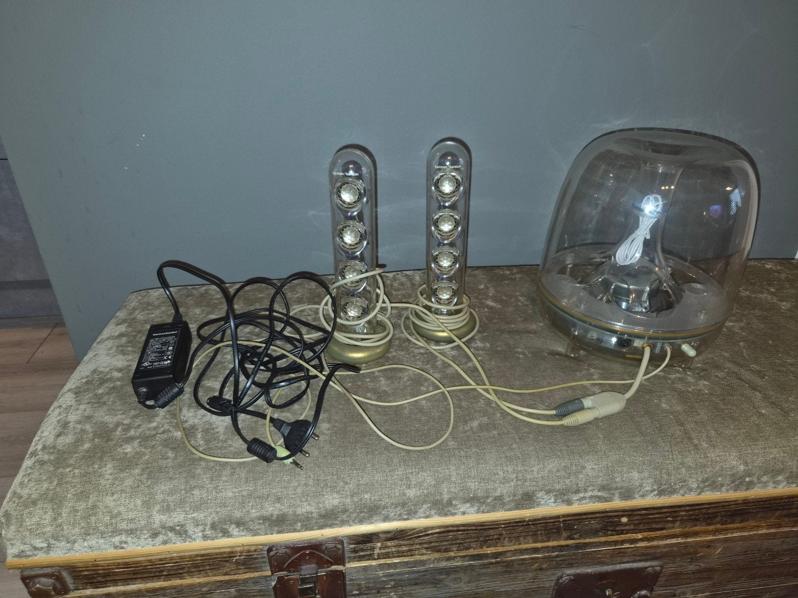 Harman Kardon Sound Sticks II met Subwoofer, Gebruikt, Losse componenten, Speakers, Ophalen