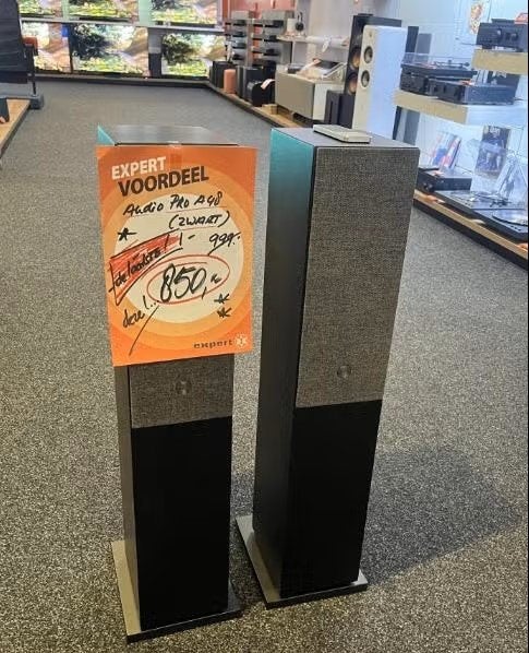 1 Audio Pro A48 Zwart ACTIE!, Garnisonsgatan 52, Nieuw, Info@audiopro.se, 120 watt of meer