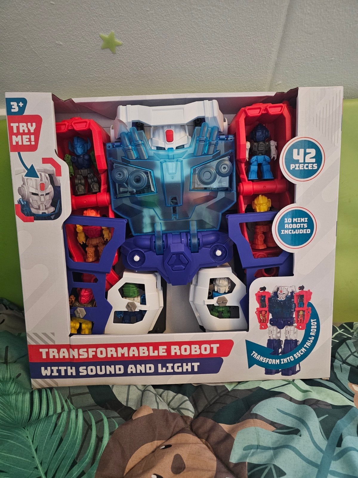 Transformeerbare Robot met Geluid en Licht - 42 Stuks, Ophalen of Verzenden