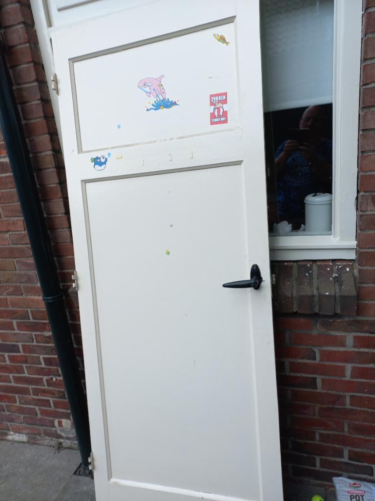 Mooie paneeldeur 77 X 200 CM, Doe-het-zelf en Verbouw, Deuren en Horren, Ophalen, Gebruikt, Minder dan 80 cm, Binnendeur