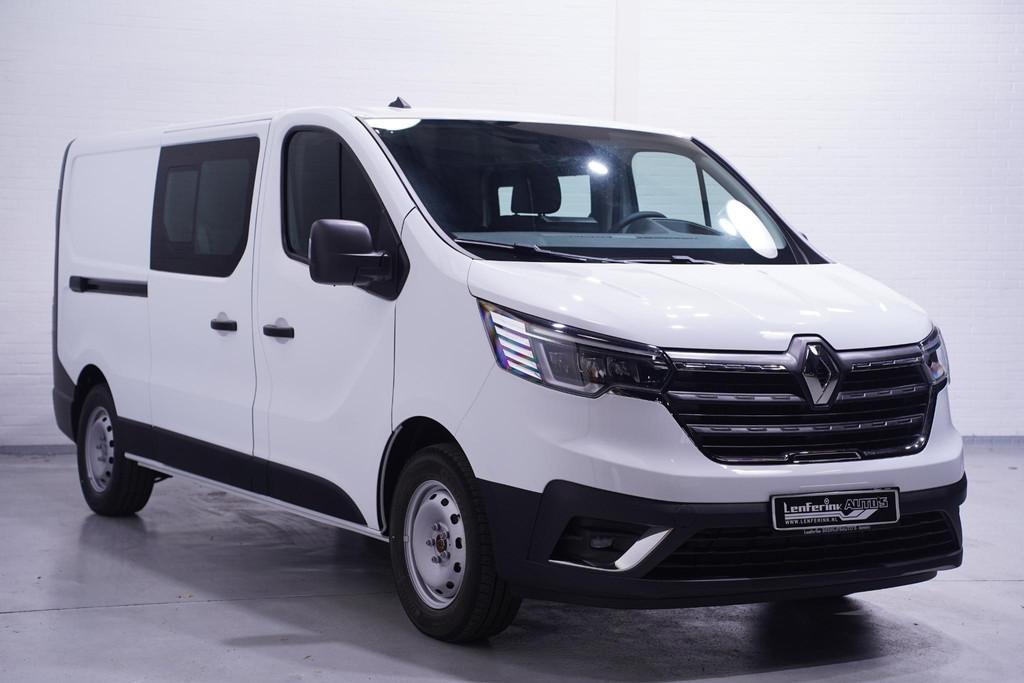 Renault Trafic 2.0 DCi 170 pk L2 Dubbel Cabine Aut. 2x Schui, Auto's, Bestelauto's, Stof, Gebruikt, 4 cilinders, Parkeersensor