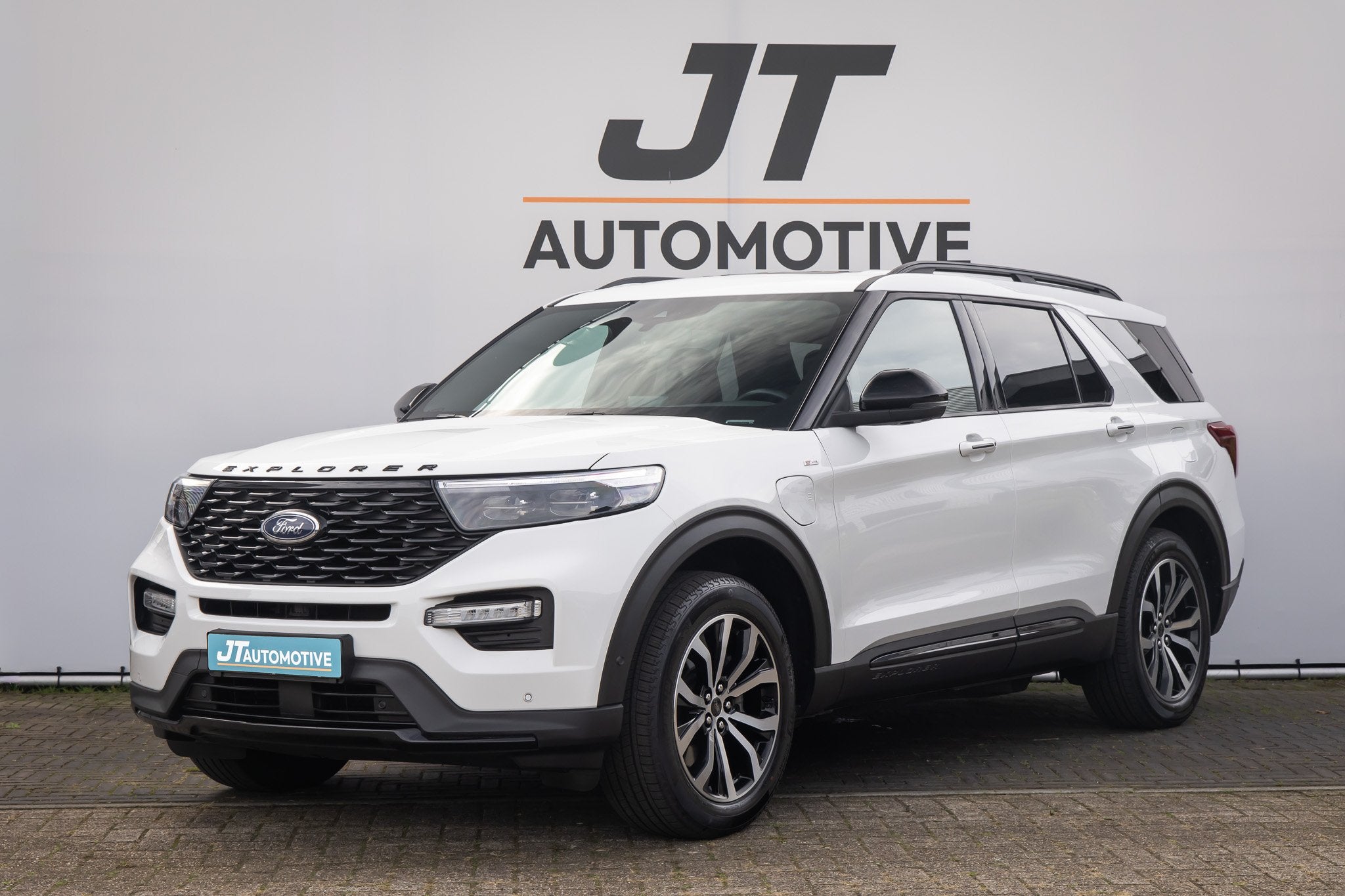 Ford Explorer 7peroons 3.0 V6 EB PHEV ST-Line plug in hybe P, Gebruikt, Euro 6, 2441 kg, Wit