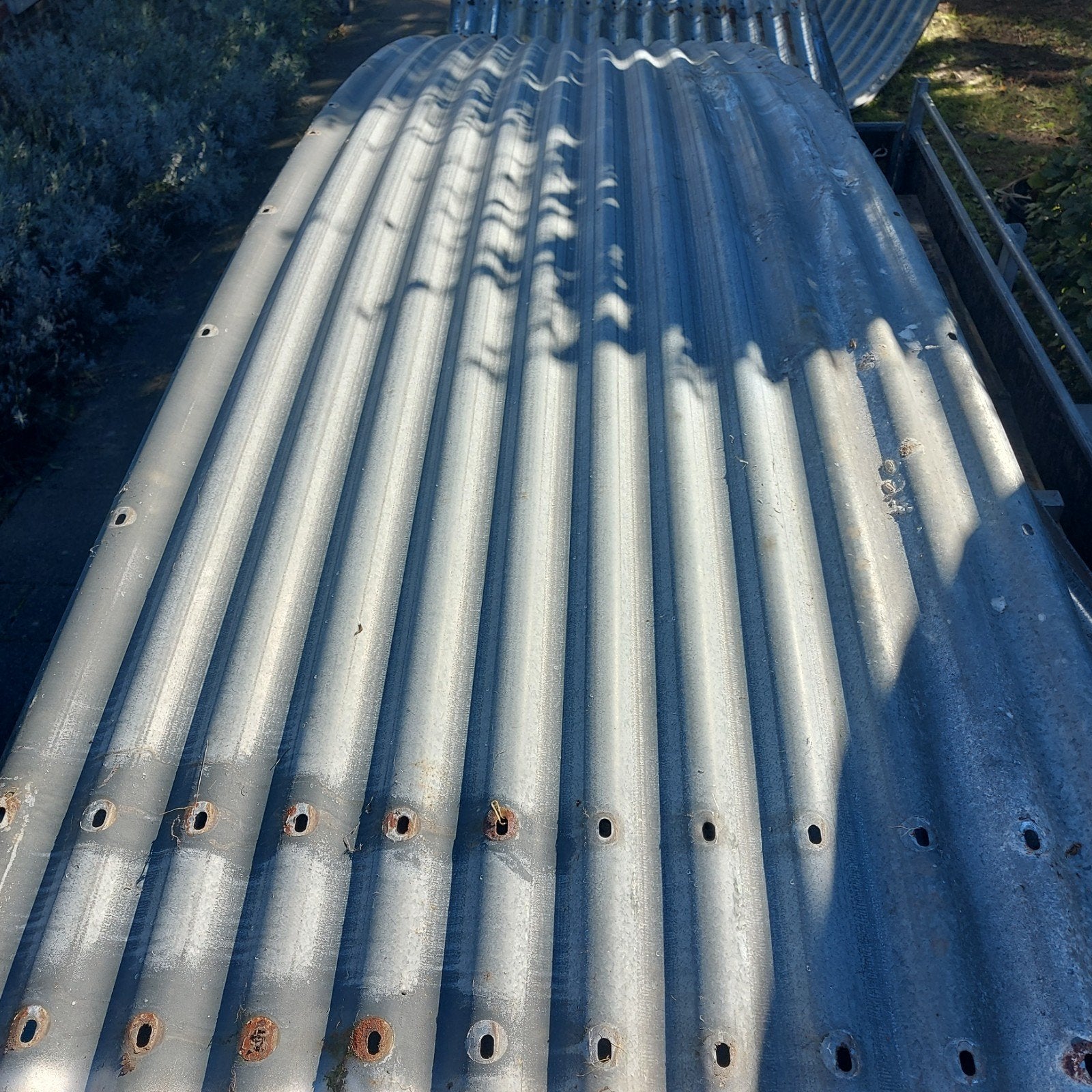 Zeer nette gebogen golfplaten, Ophalen, Gebruikt, 15 m² of meer, Golfplaat
