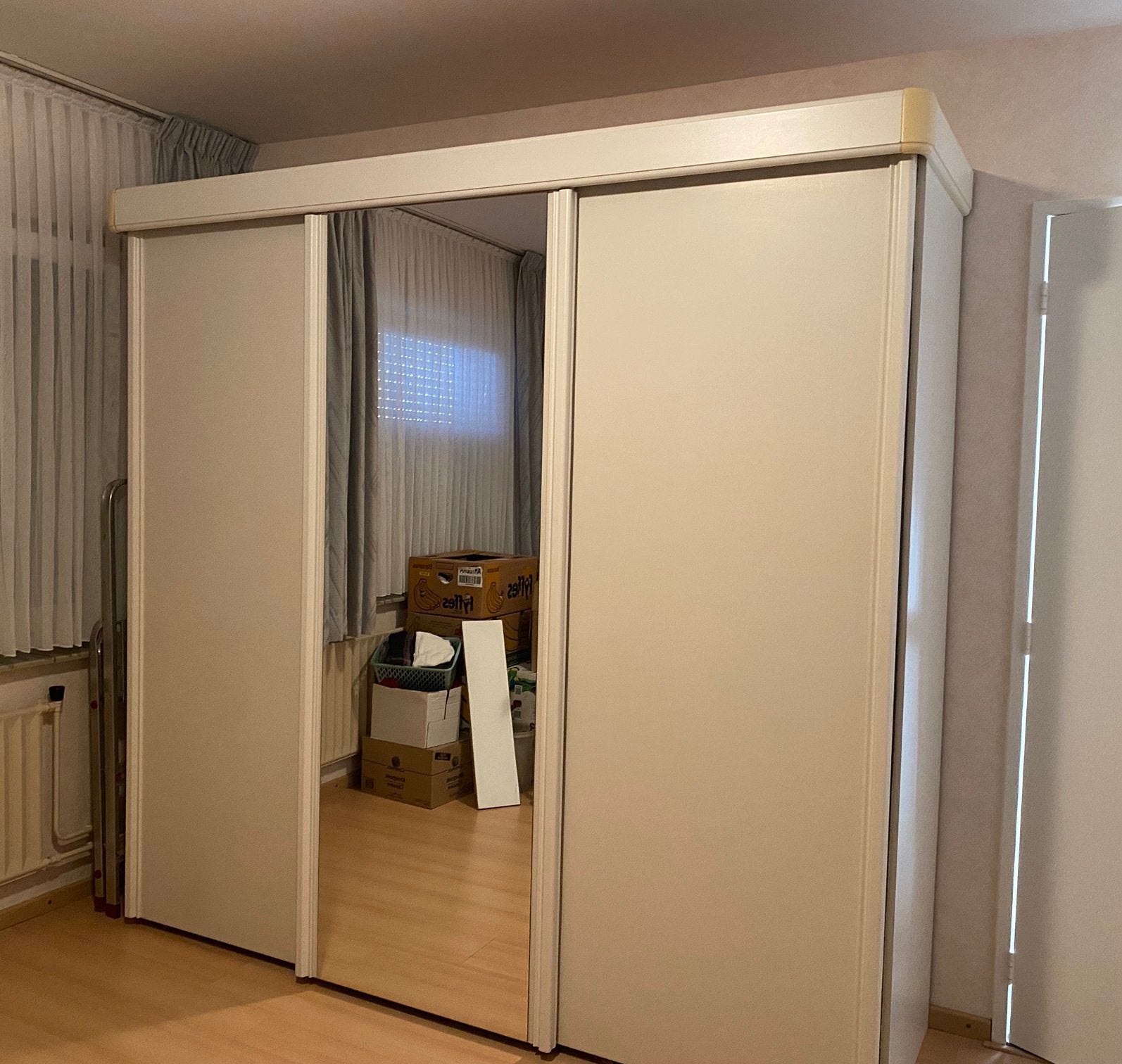 Kleding kast  wit, Ophalen, Overige materialen, Gebruikt, 200 cm of meer