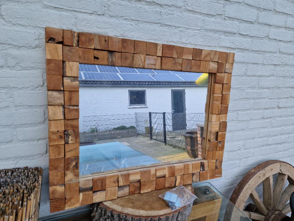 Mooie Boltze spiegel, genaamd “Kudus”, Ophalen, Zo goed als nieuw, 75 tot 100 cm, Minder dan 100 cm