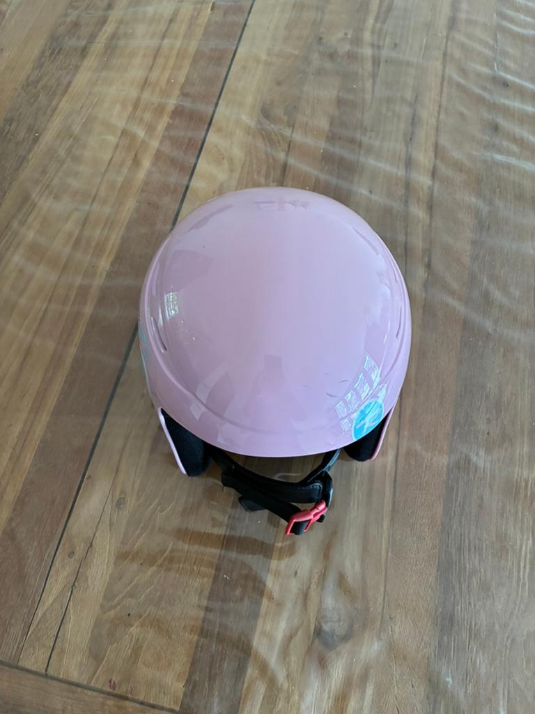 Ski helm roze 54cm, Ophalen, Gebruikt, Skiën, Minder dan 100 cm