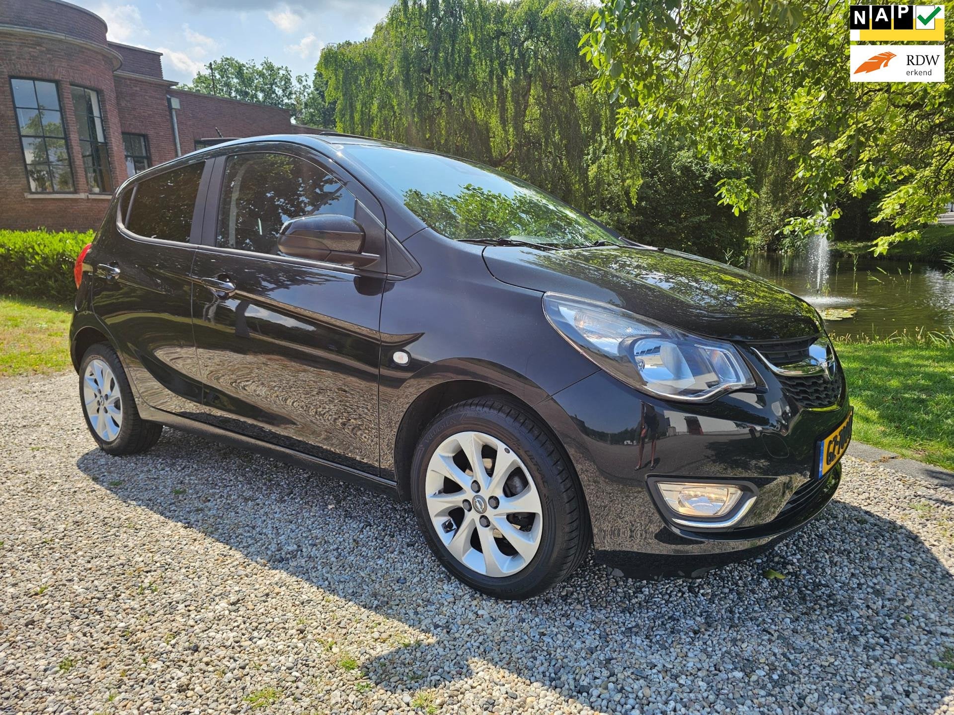 Opel KARL 1.0 ecoFLEX Cosmo DAK/leer/AIRCO/cruise, Auto's, Voorwielaandrijving, 839 kg, Gebruikt, Euro 6