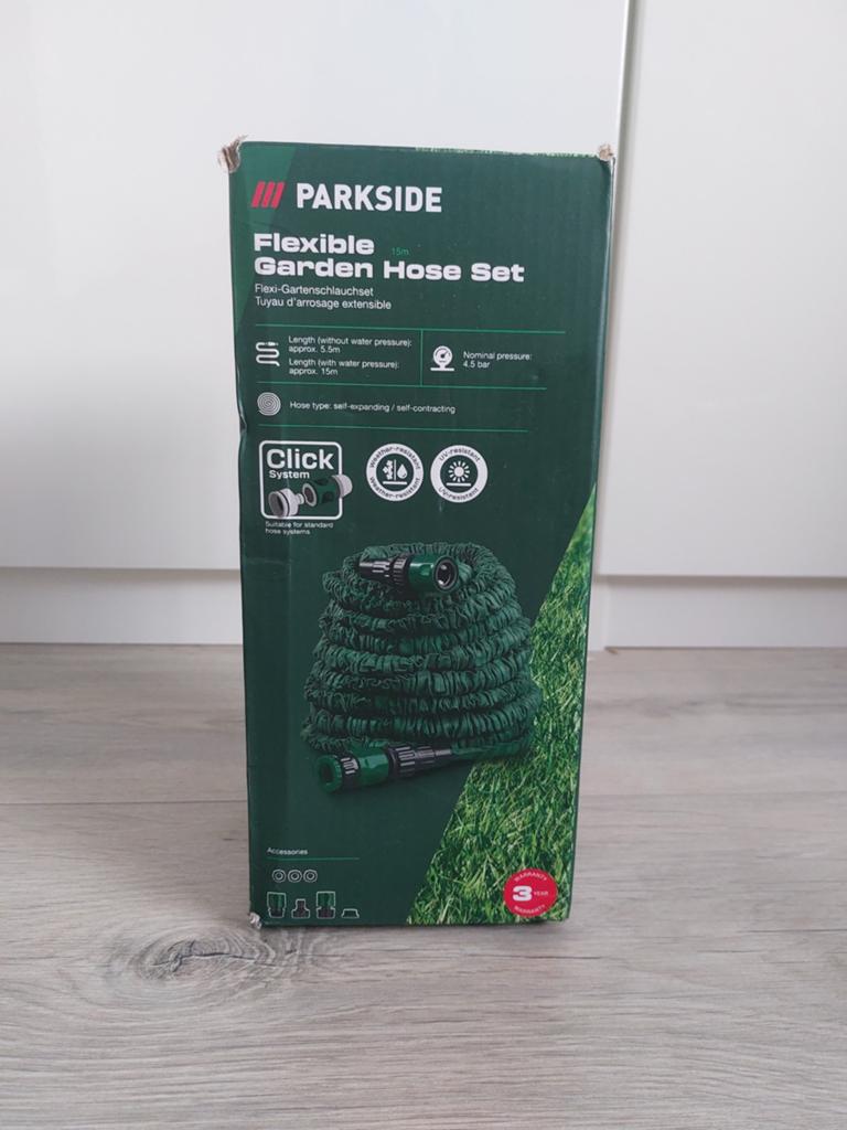 Parkside Flexibele Tuinslang Set - Nieuw in Doos, Ophalen
