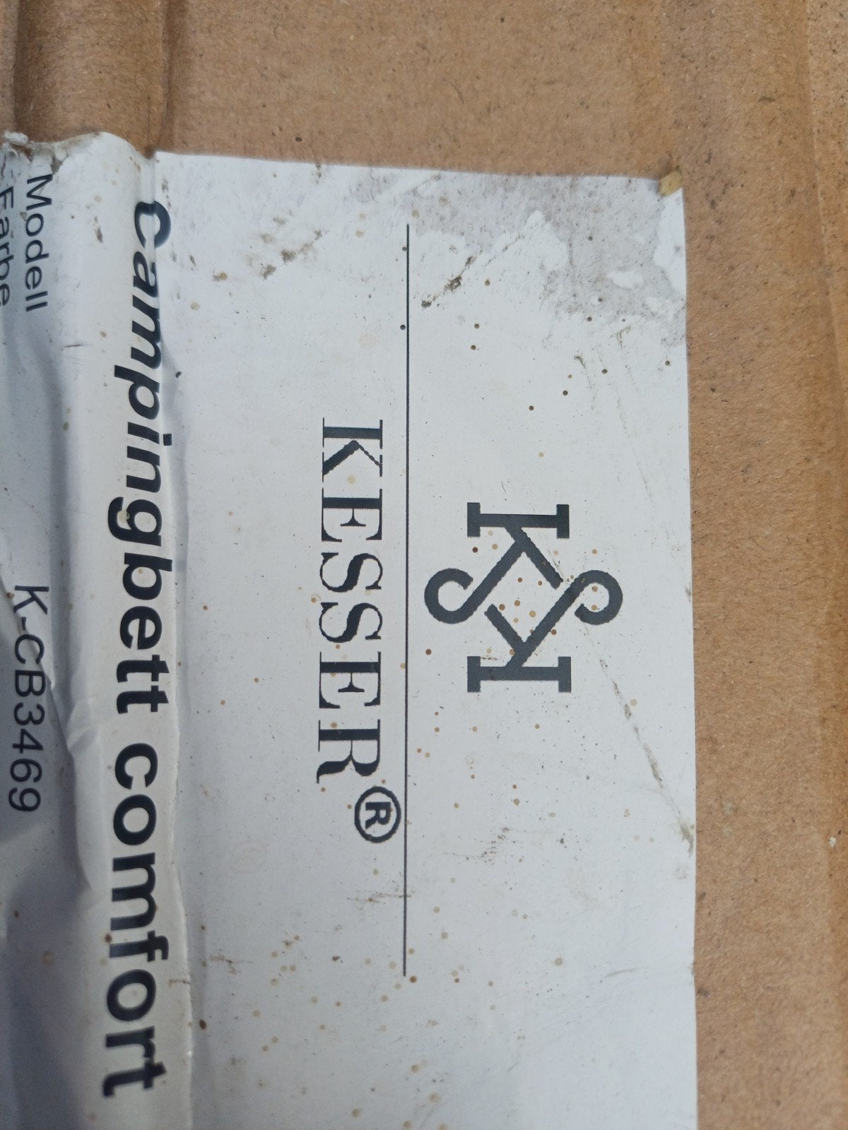 Kesser Campingbed Comfort - Nieuw in doos, Caravans en Kamperen, Ophalen of Verzenden