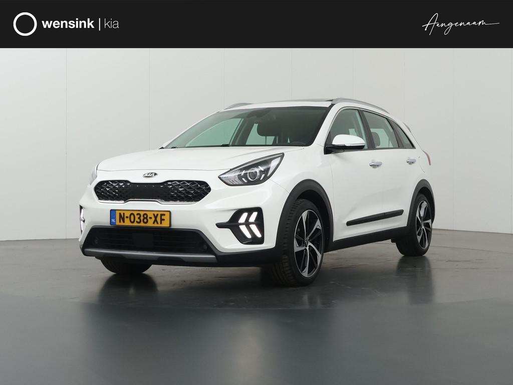 Kia Niro 1.6 GDi Hybrid DynamicLine | Schuif / Kanteldak | N, Auto's, Kia, Gebruikt, Euro 6, 2 kWh, Leder en Stof