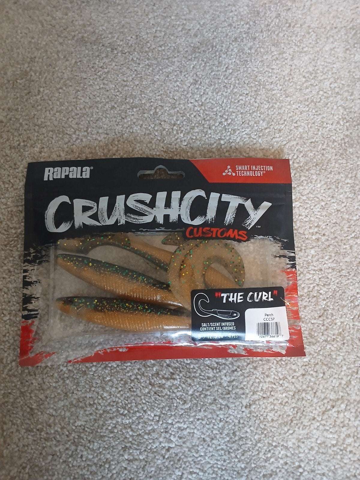 Nieuwe Rapala CrushCity 'The Curl' kunstaas - 3 stuks, Watersport en Boten, Ophalen of Verzenden, Nieuw, Kunstaas