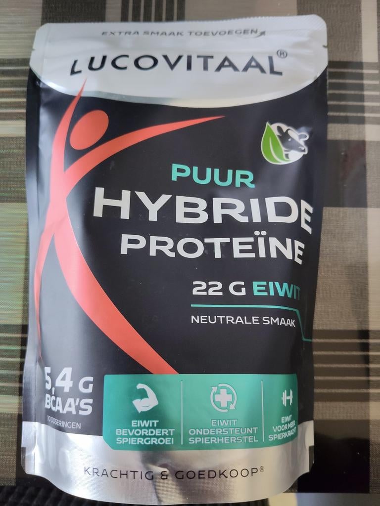 10x Lucovitaal Puur Hybride Proteïne - 250g Neutrale Smaak, Sport en Fitness, Fitnessmaterialen, Ophalen of Verzenden, Nieuw, Benen