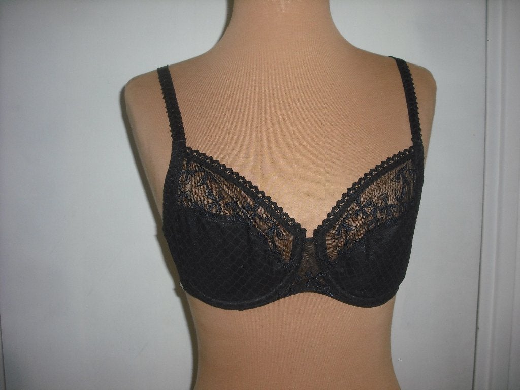 beugelBh maat 75B  merk : Chantelle, Verzenden, Zwart, BH